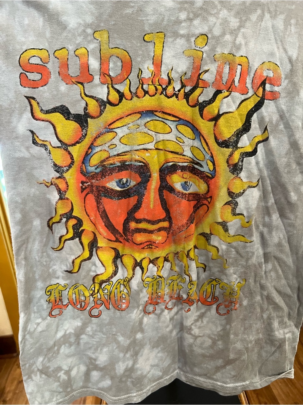 Sublime Sun Graphic Short Sleeve Tee - White/Gray